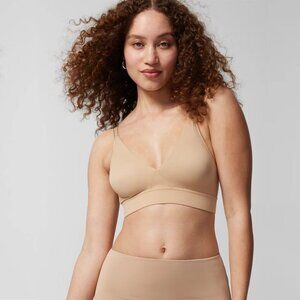 2/$30 SOMA Embraceable Wireless Unlined Full Coverage Bra Warm Amber 42DD #9438